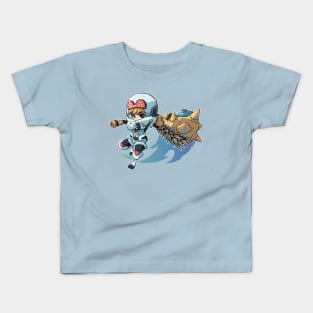 Monster Hunter Chibi Hunting Horn Kids T-Shirt